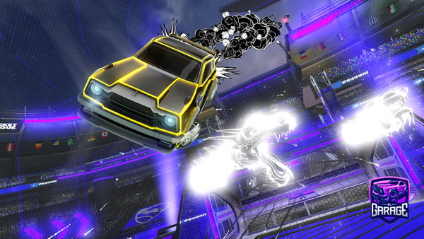 A Rocket League car design from Asilbzdg