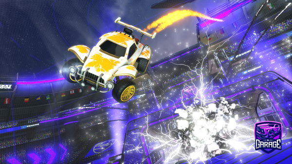 A Rocket League car design from kampfkaro