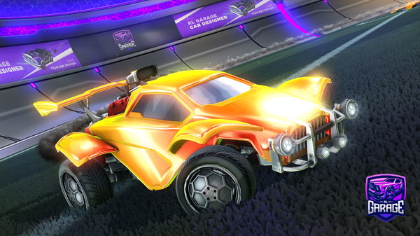 A Rocket League car design from TheHoldebeb