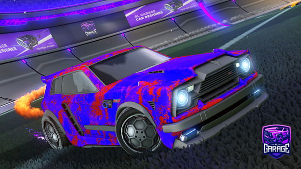 A Rocket League car design from Th345