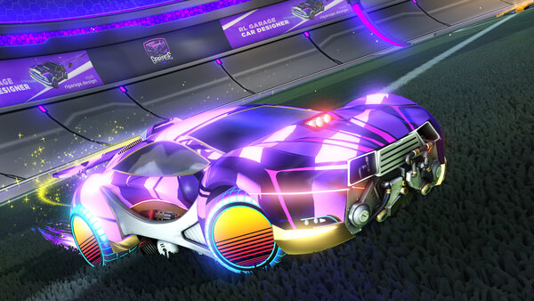 A Rocket League car design from GamerjackYT
