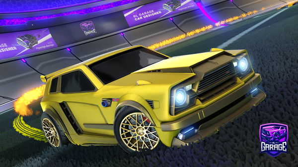 A Rocket League car design from Fallus