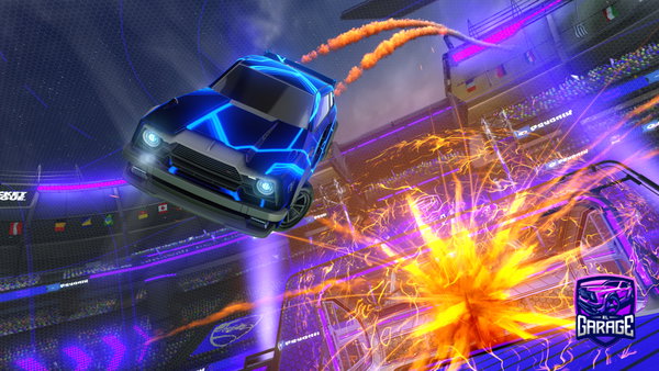 A Rocket League car design from EWF