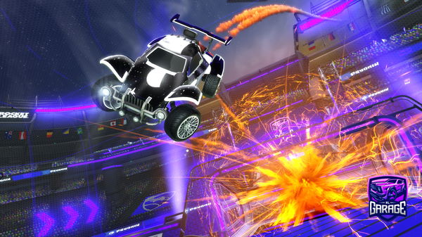 A Rocket League car design from Rezquiem