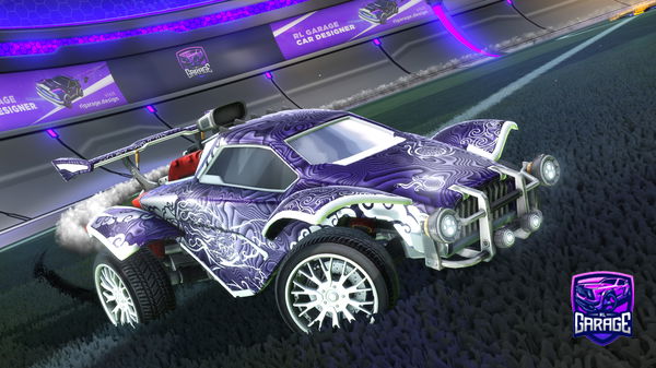 A Rocket League car design from Inbreker033