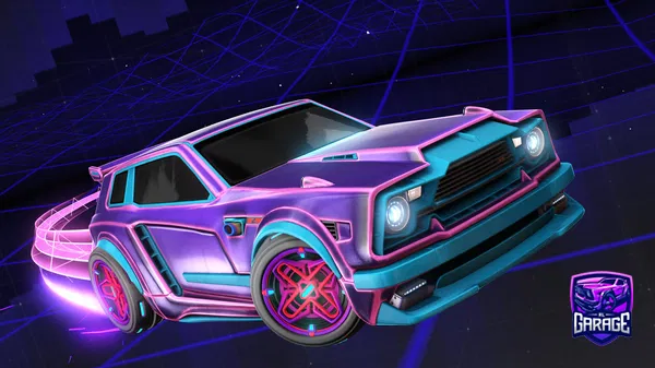 A Rocket League car design from MisterMelon
