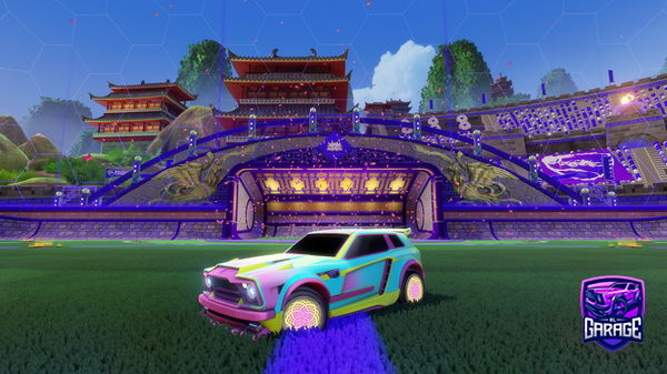 A Rocket League car design from PutinTrades