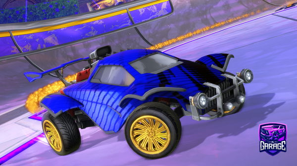 A Rocket League car design from 6luv