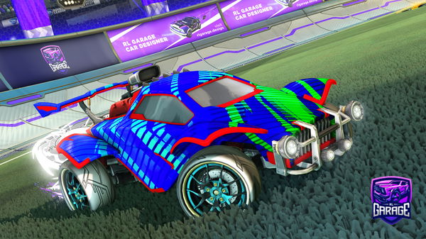 A Rocket League car design from ckeyzonyt