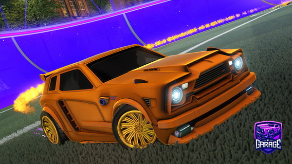 A Rocket League car design from Kuziolek