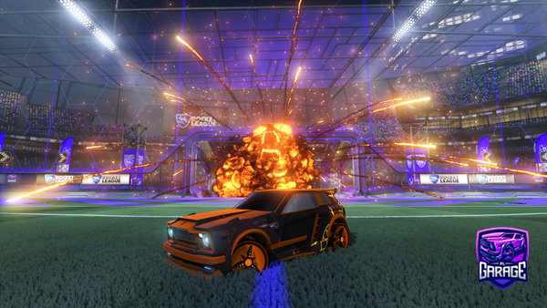 A Rocket League car design from Rvxhz