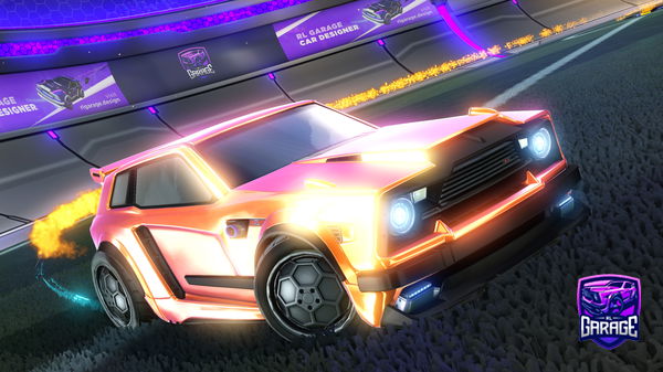 A Rocket League car design from z_rex11