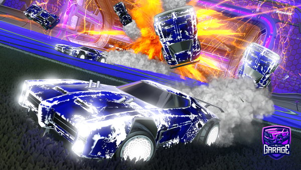 A Rocket League car design from Raprukainen