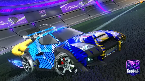 A Rocket League car design from Ezeltra