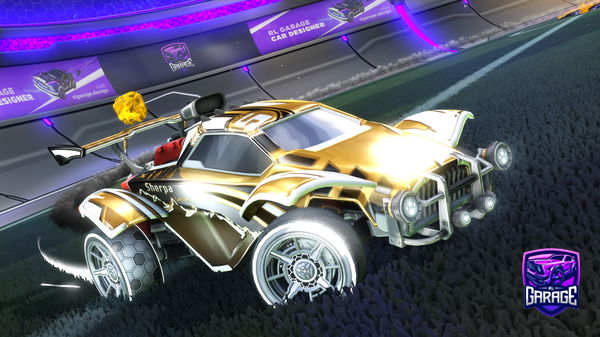 A Rocket League car design from BN4RZ