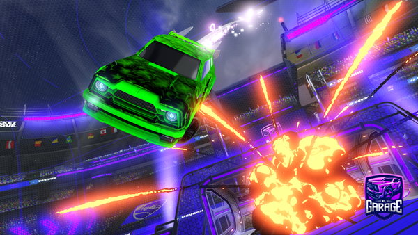 A Rocket League car design from SoarEsports