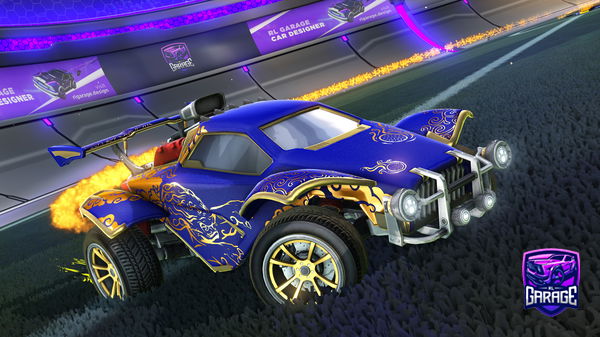 A Rocket League car design from Aftmost