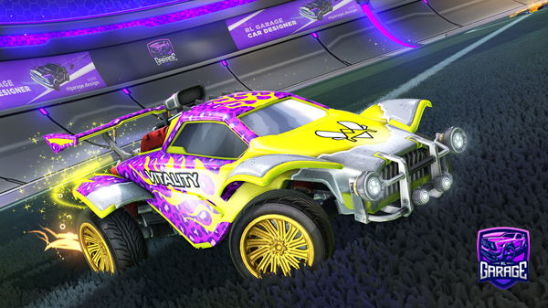 A Rocket League car design from SW_PULVZRL