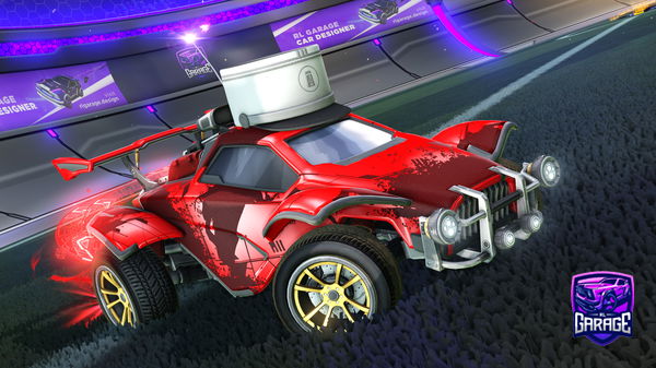 A Rocket League car design from ElectroLite