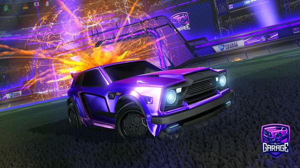 A Rocket League car design from CatOnFire_