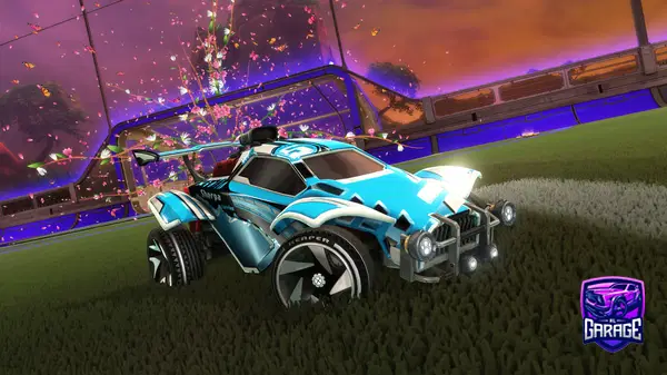 A Rocket League car design from W00d13S154321