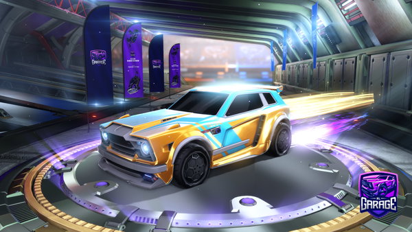 A Rocket League car design from V25