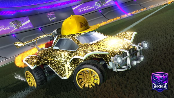 A Rocket League car design from userfata4