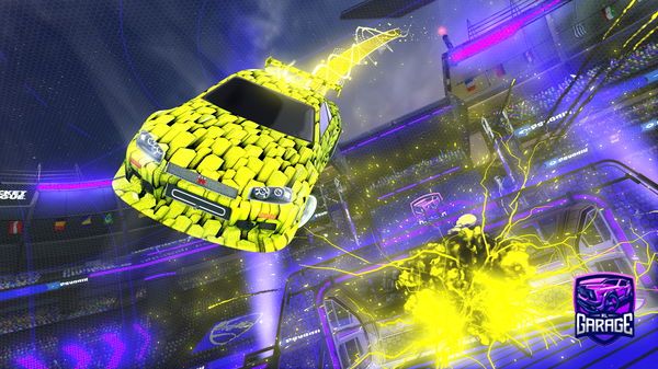 A Rocket League car design from Mariogogo