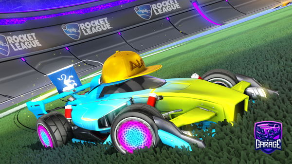A Rocket League car design from DP27416