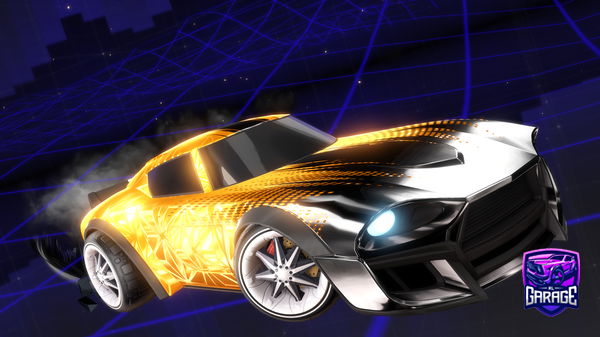A Rocket League car design from Sidoka006
