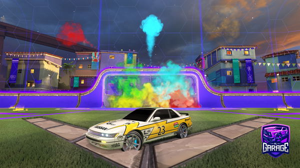 A Rocket League car design from GOGOEH