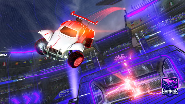 A Rocket League car design from Ruelampago