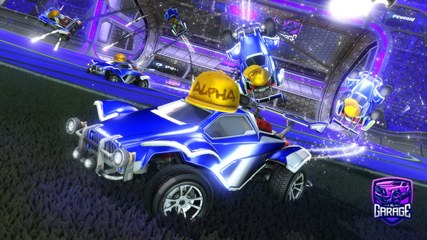 A Rocket League car design from Midheeee
