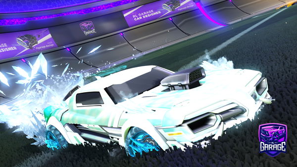 A Rocket League car design from Myusernameistigershark