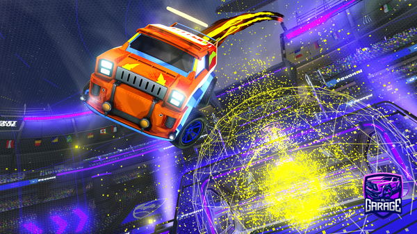 A Rocket League car design from Berryzada