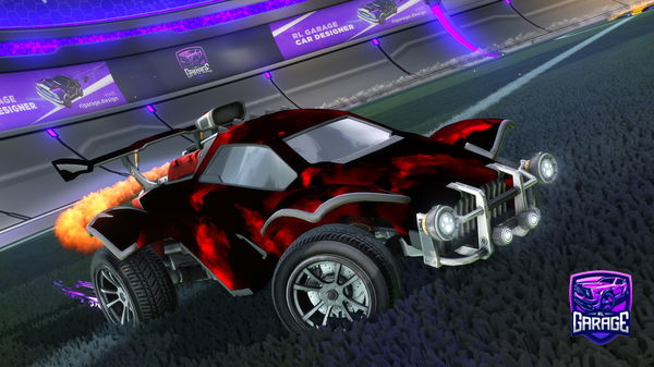 A Rocket League car design from Kulkija