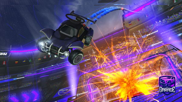 A Rocket League car design from BLUEflair77