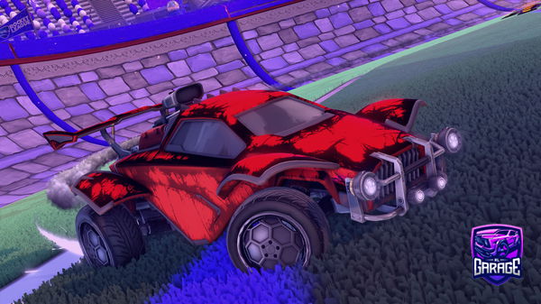 A Rocket League car design from TTV_Msspeedy57