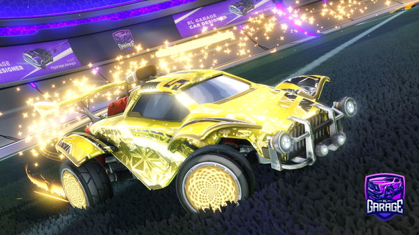 A Rocket League car design from sxzuko