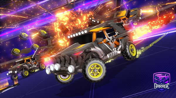 A Rocket League car design from YKP3