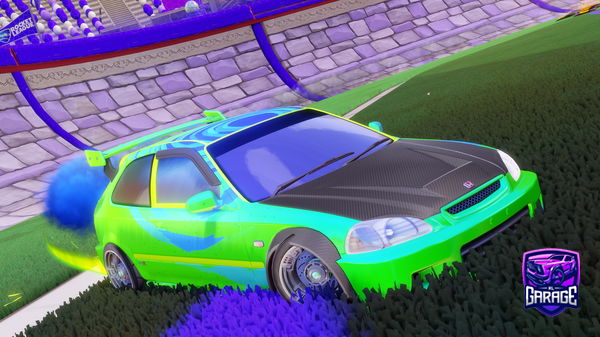 A Rocket League car design from Carlos_086