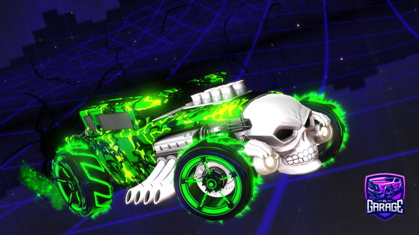 A Rocket League car design from Hyperventilation