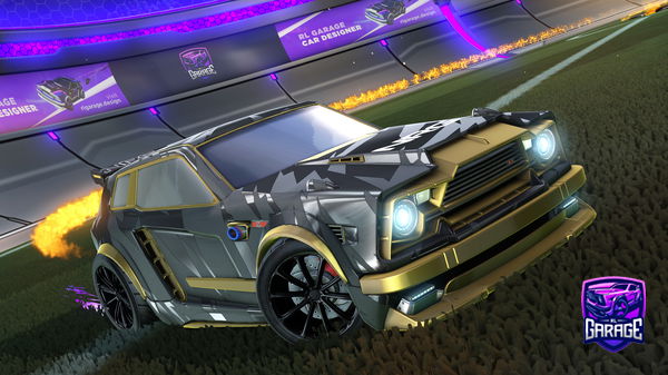 A Rocket League car design from Hey4093