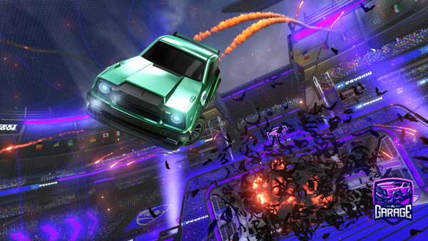 A Rocket League car design from Antopluh