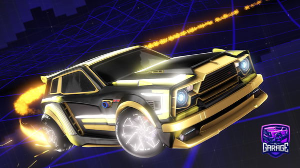 A Rocket League car design from Lightspeed422