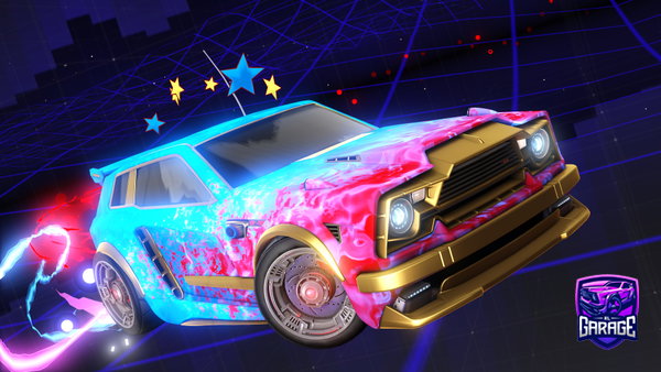 A Rocket League car design from Evrgame444