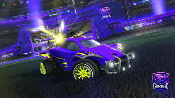 A Rocket League car design from Vxlues