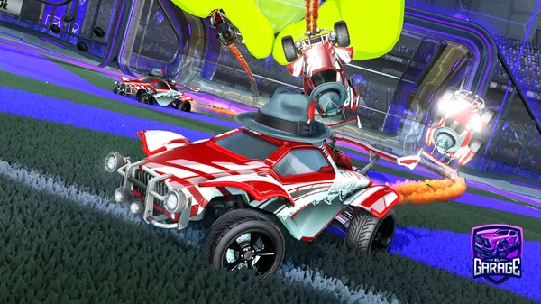 A Rocket League car design from Mistrzu7