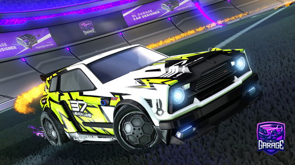 A Rocket League car design from gravonix