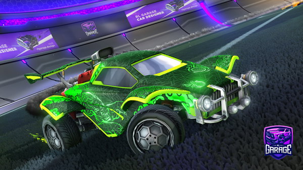 A Rocket League car design from MR27I-